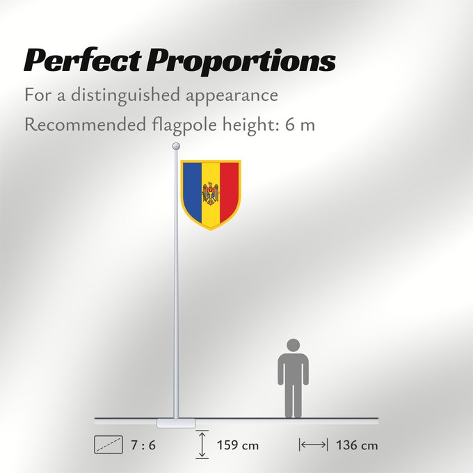 Flag Proportions: Scudetto Moldova