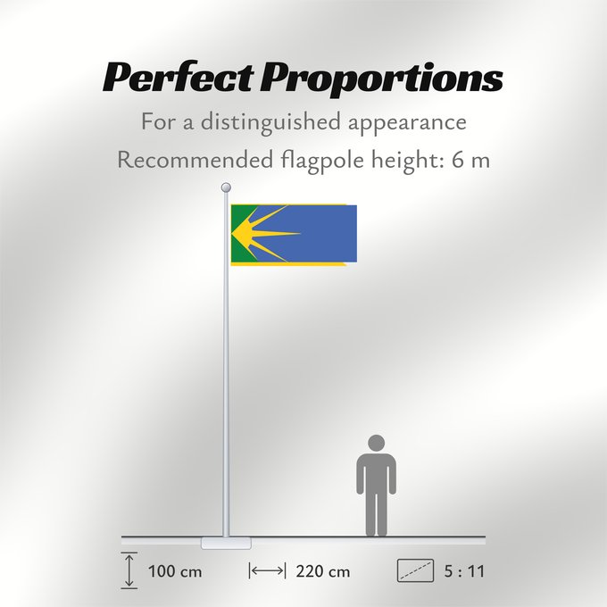 Flag Proportions: Bosilovo Municipality Bosilovo Municipality, Macedonia Знаме на Општина Босилово