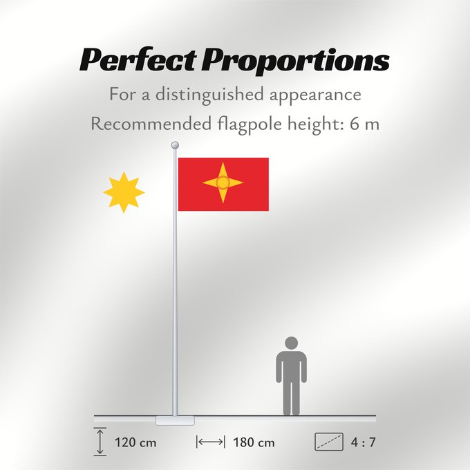 Flag Proportions: Proposal of Macedonia - 5 One of the first 12 flag proposals for a new flag of Macedonia 1995 Proposition de la Macédoine - 5 (1995) Propuesta de Macedonia - 5 (1995) Mazedonien Vorschlag - 5 (1995) Proposta della Macedonia - 5 (1995) Едно од вкупноте 12