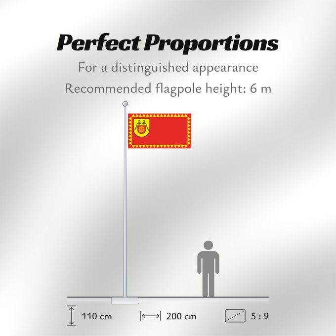 Flag Proportions: Rankovce Municipality Rankovce Municipality, Macedonia Municipalité de Rankovce Municipalidad de Rankovce Gemeinde Rankovce Comune di Rankovce Знаме на Општина Ранковце