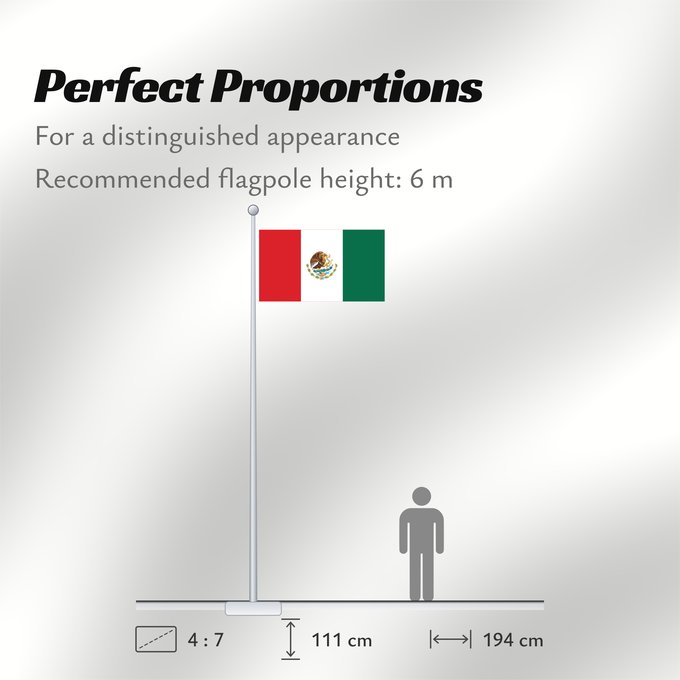 Flag Proportions: Mexico  reverse	Mexico Official version of the Flag of the United Mexican States or Mexico	Mexique	México La actual bandera de los Estados Unidos Mexicanos	Mexiko	Messico	Mexico	México	Meksyku	علم المكسيك	Mïxiku wiphala	Meksika	Mèxic	Mexická vlajka	Mexico