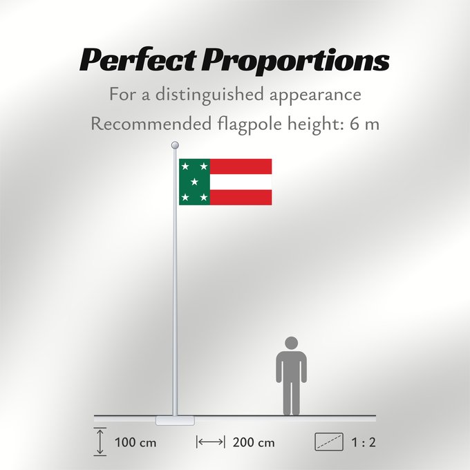 Flag Proportions: Republic of Yucatan	République du Yucatán	República de Yucatán	Republik Yucatán	Repubblica dello Yucatán
