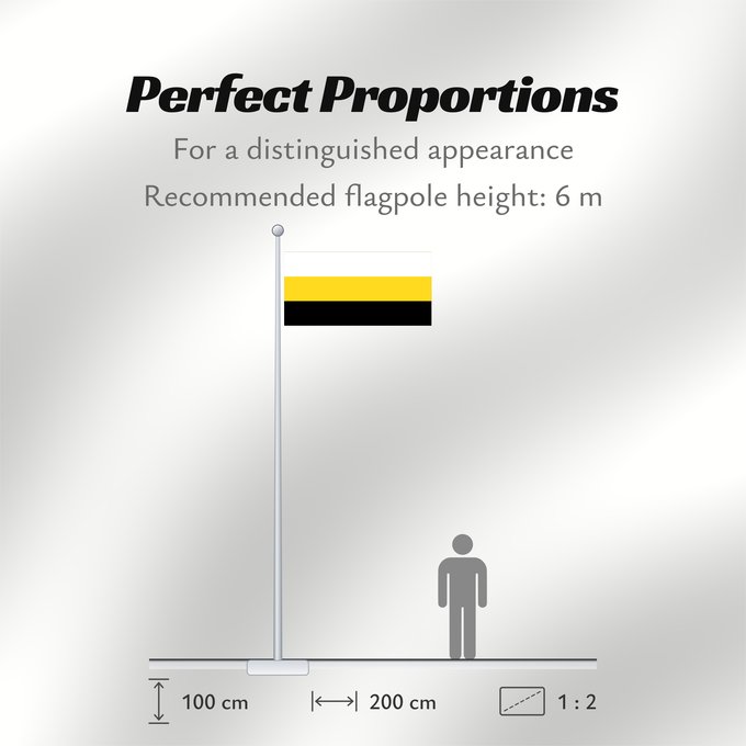 Flag Proportions: Perak Malaysian state of Perak