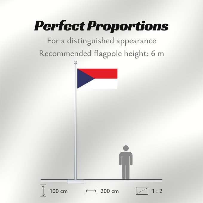 Flag Proportions: Sarawak 1973–1988 Trisakti, Flag of Sarawak 1973-1988 Sarawak (1973–1988)