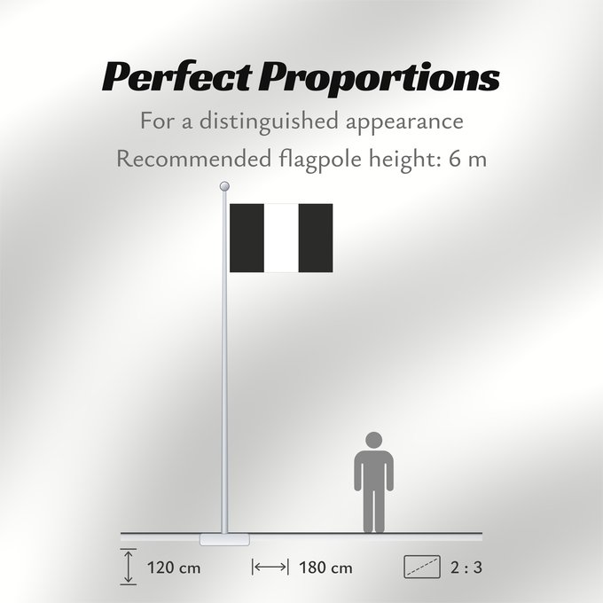 Flag Proportions: Borssele	Borssele (former municipality)	Borssele (ancienne commune)	Borssele (antiguo municipio)	Borssele (ehemalige Gemeinde)	Borssele (ex comune)	Borssele, a former Dutch municipality
