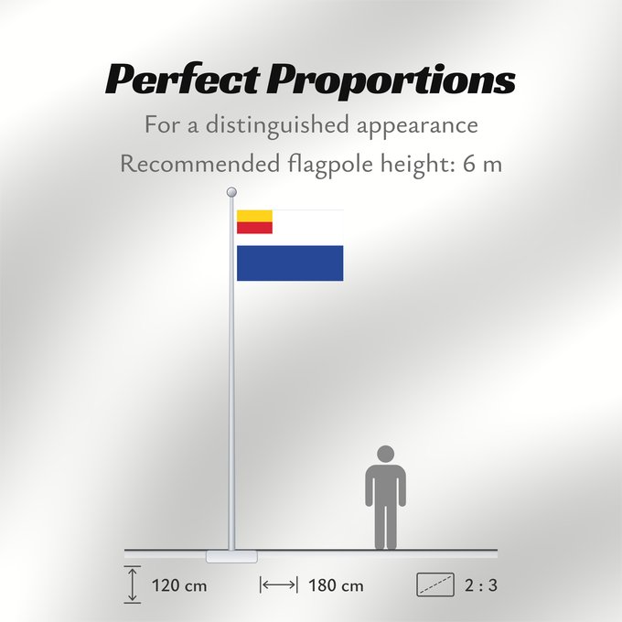 Flag Proportions: Duiven Dutch municipality of Duiven