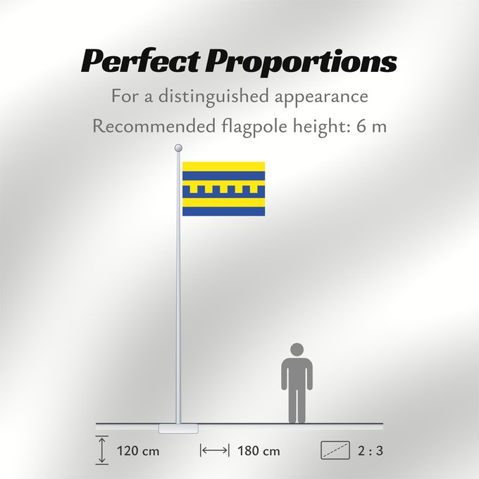 Flag Proportions: Harderwijk Dutch municipality of Harderwijk