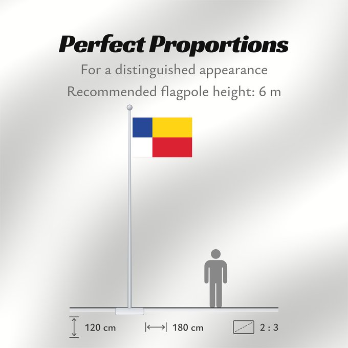 Flag Proportions: Heerde Dutch municipality of Heerde