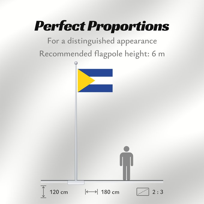 Flag Proportions: Muiden Dutch municipality of Muiden