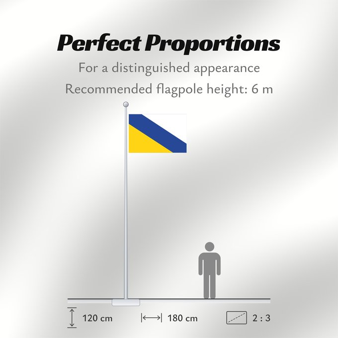 Flag Proportions: Ommen	Dutch municipality of Ommen