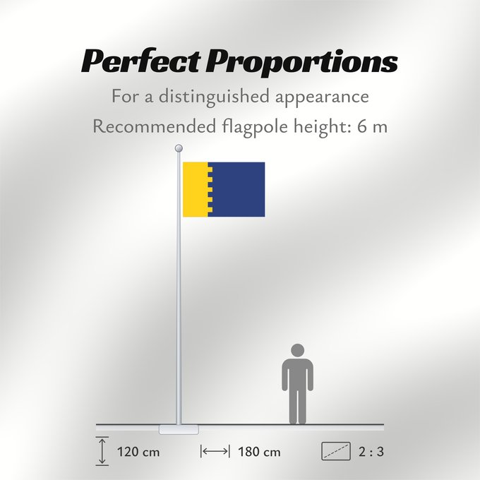 Flag Proportions: Reiderland Dutch municipality of Reiderland