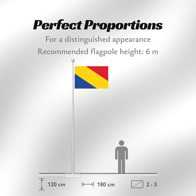Flag Proportions: Rheden Dutch municipality of Rheden