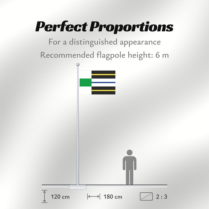 Flag Proportions: Stadskanaal	Dutch municipality of Stadskanaal