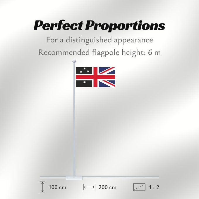 Flag Proportions: Kibblesworthnewzealandflag	A proposed flag for New Zealand