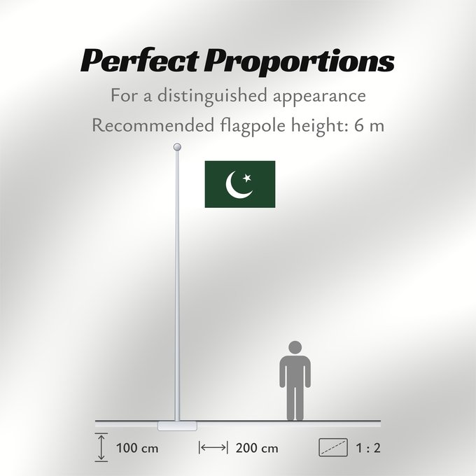 Flag Proportions: Naval Ensign of Pakistan