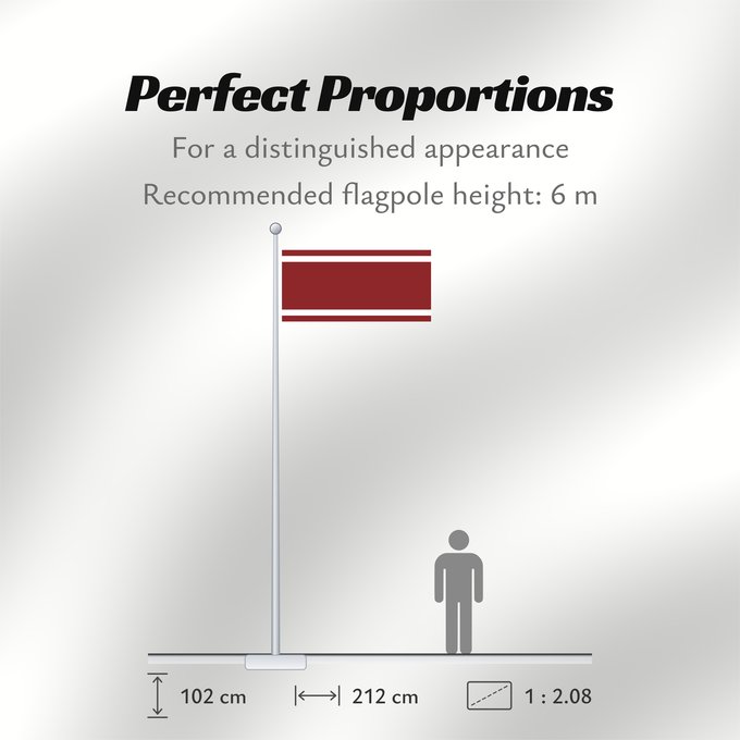 Flag Proportions: Burschenband baltia fuks