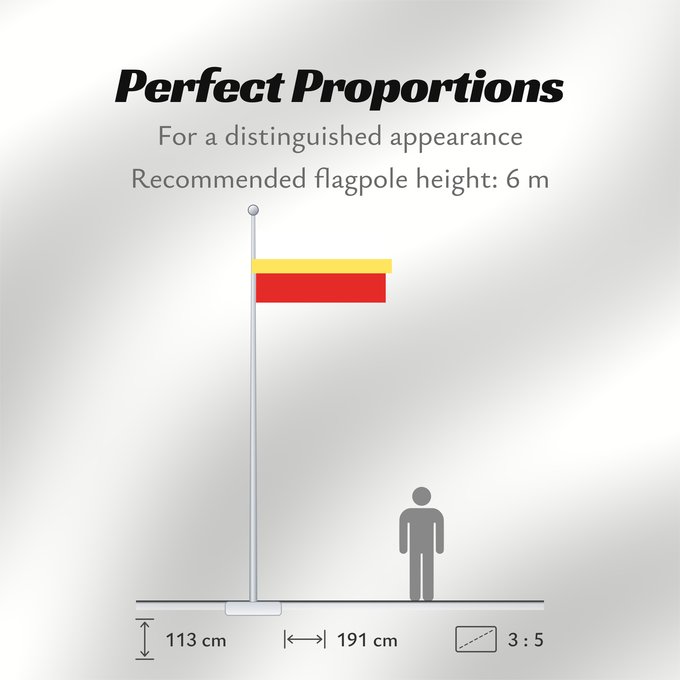 Flag Proportions: Malopolskie flaga