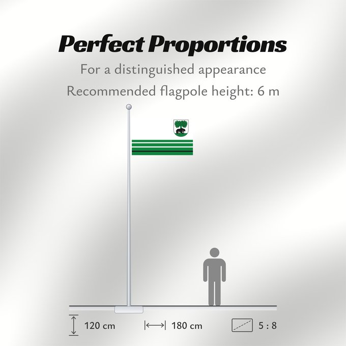 Flag Proportions: POL Barwice Barwice Barwic