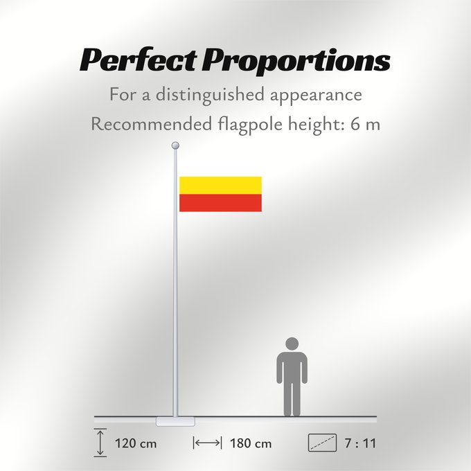 Flag Proportions: POL Gubin Gubin Guben Gubina