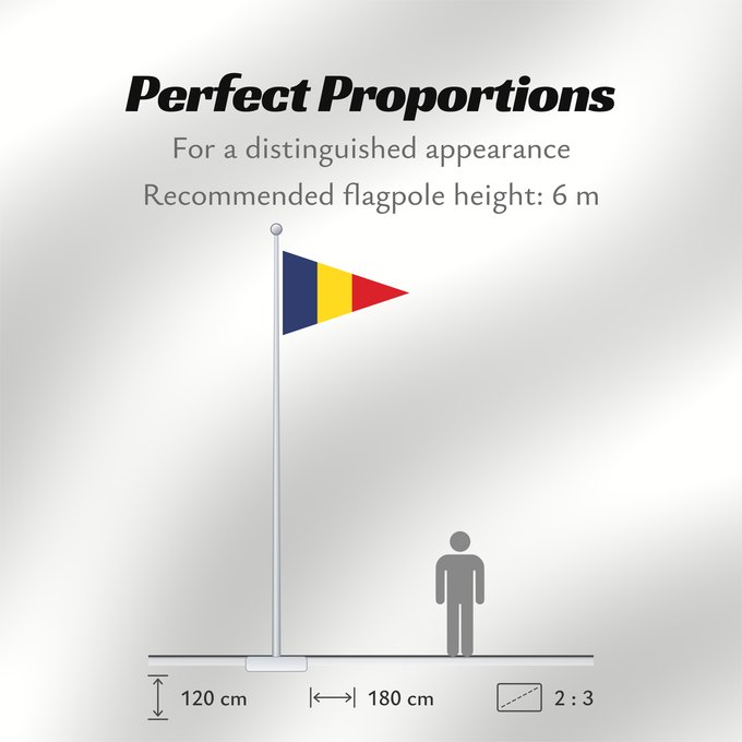 Flag Proportions: Romanian Lieutenant Commander 1939 Romanian Lieutenant Commander (1939) Lieutenant-Commandant Roumain (1939) Teniente Comandante Rumano (1939) Rumänischer Fregattenkapitän (1939) Luogotenente Comandante Rumeno (1939)