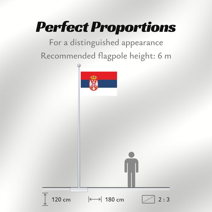 Flag Proportions: Serbia state  proposal R-41	Discussion proposal for colours for the State Flag of Serbia	Serbie - Drapeau d'État (proposition R-41)	Serbia - Bandera de Estado (propuesta R-41)	Serbien - Staatsflagge (Entwurf R-41)	Serbia - Bandiera di Stato (proposta R-41