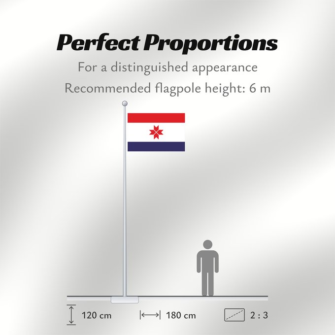 Flag Proportions: Mordovia Republic of Mordovia Mordovie República de Mordovia Mordowia Repubblica di Mordovia