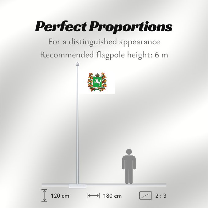 Flag Proportions: Tomskaya oblast'