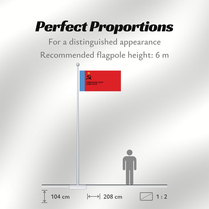 Flag Proportions: Tuva ASSR