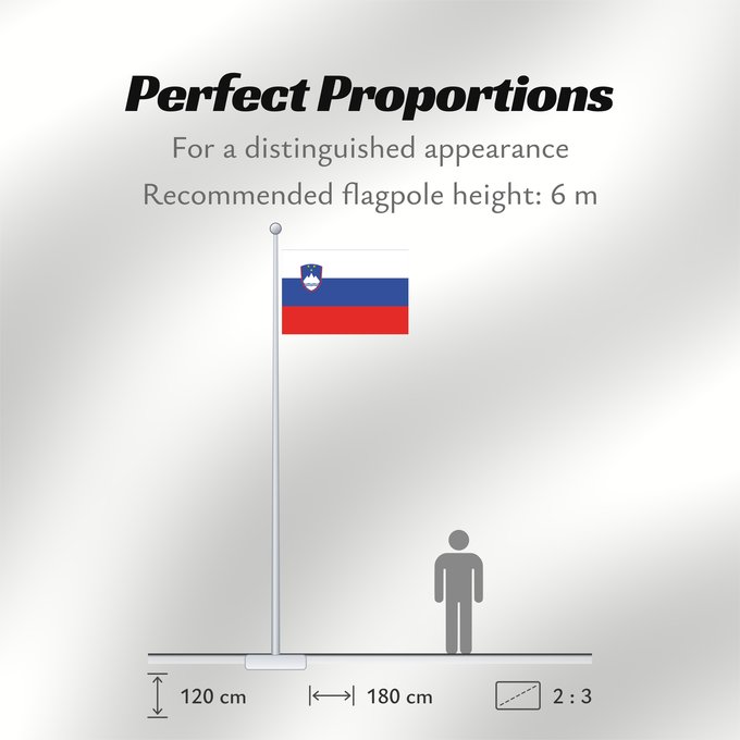 Flag Proportions: Slovenia Slovénie Eslovenia Slowenien Slovenië Słowenii Сцяг Славеніі Slovenije D Eslovènia Slovinská vlajka Флаг Словении Прапор Словенії