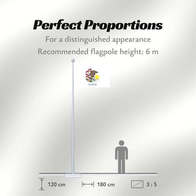 Flag Proportions: Illinois