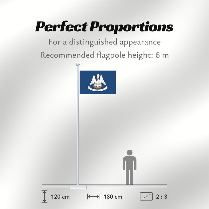 Flag Proportions: Louisiana	For more information	Louisiane	Luisiana	ᎷᏫᏏᎡᎾ ᎦᏓᏘ	Ka hae Luikiana	Ludovicianae	Liwíízíʼeenah Hahoodzo bidah naatʼaʼí	Флаг Луизианы	Američke savezne države Lousiane