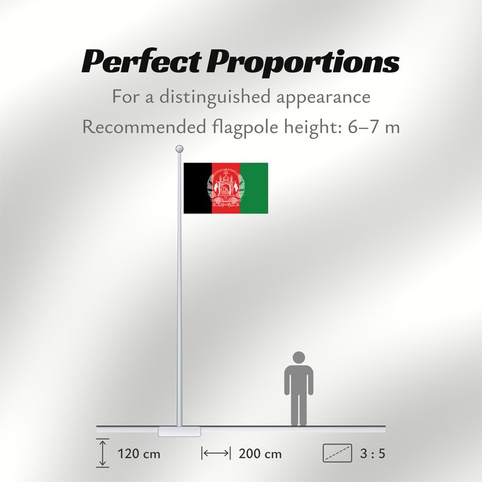 Flag Proportions: Afghanistan 2013–2021 Islamic Republic of Afghanistan République Islamique d Afghanistan República Islámica de Afganistán Islamischen Republik Afghanistan Afghanistan República Islâmica do Afeganistão Afganistanu علم أفغانستان Afganistana ئاڵای ئەفغانستا