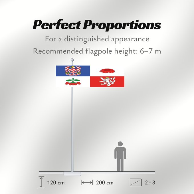 Flag Proportions: Vysocina Region Vysočina Region Région de Vysočina Región de Vysočina Region Vysočina