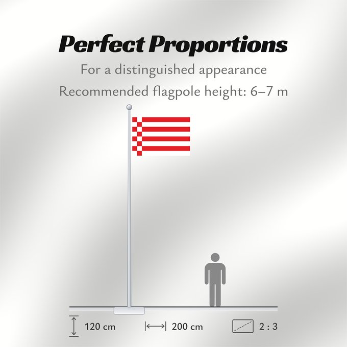 Flag Proportions: Bremen	Brême	Brema