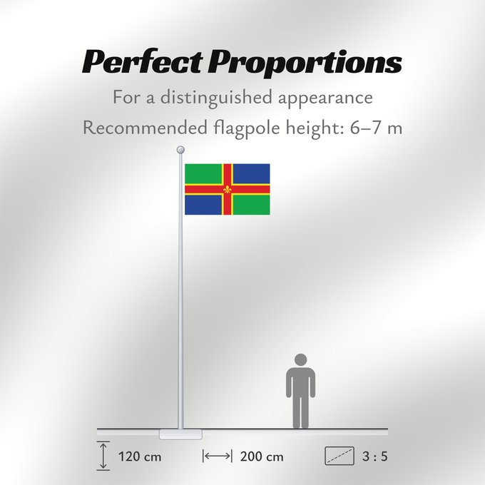 Flag Proportions: Lincolnshire Lincolnshire county
