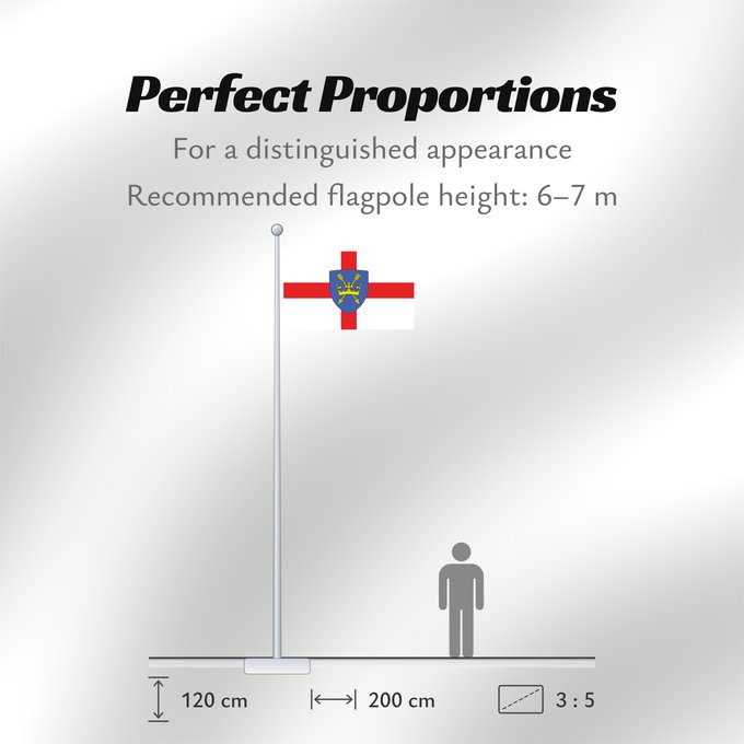 Flag Proportions: Saint Edmund	Suffolk	Saint Edmond