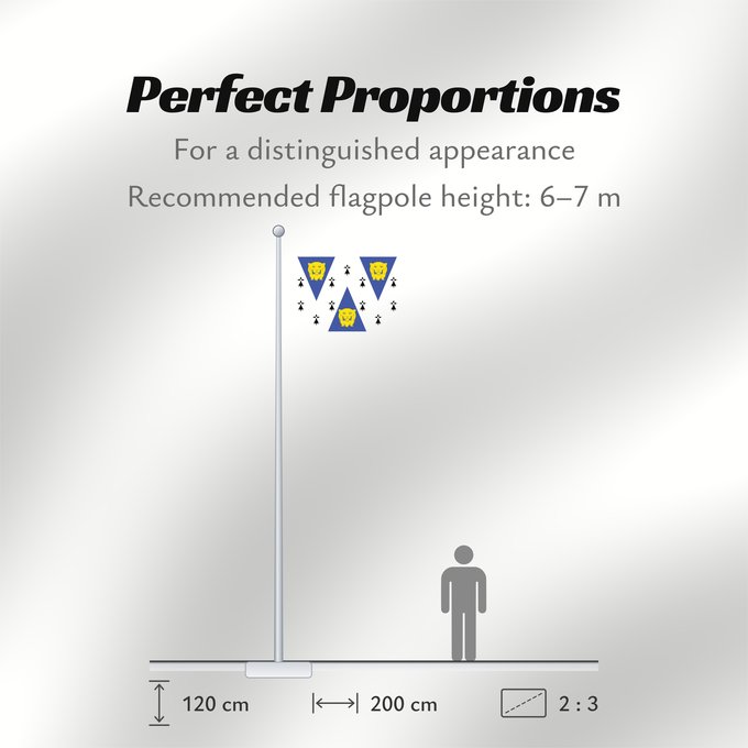 Flag Proportions: Shropshire