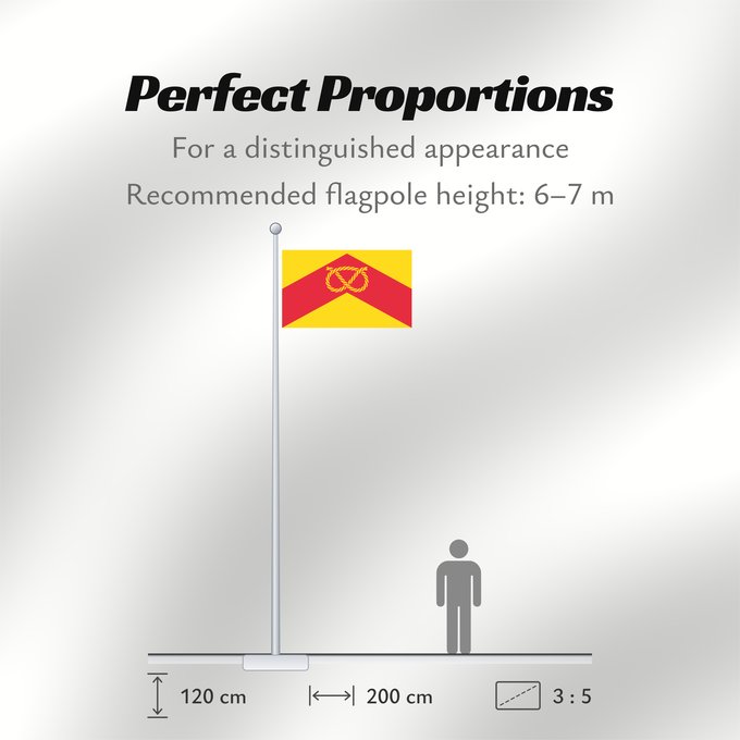 Flag Proportions: Staffordshire	Le Staffordshire	The county flag of Staffordshire