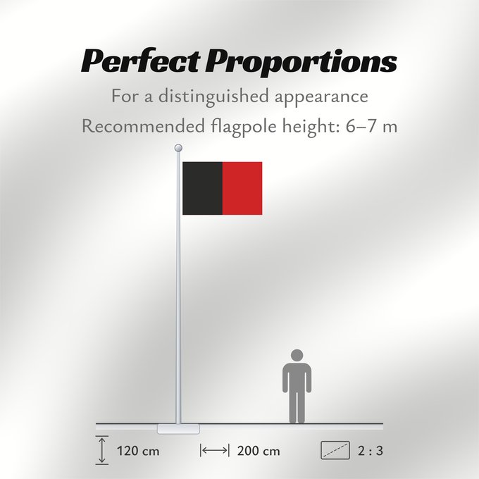 Flag Proportions: Aosta, Aoste
