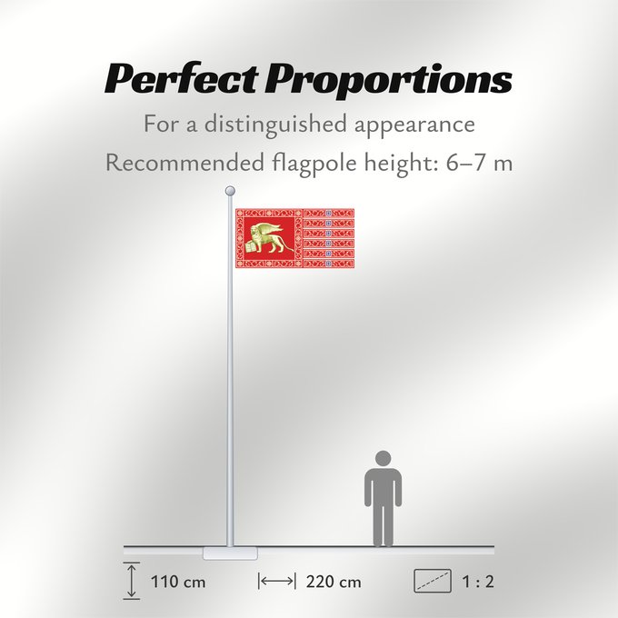 Flag Proportions: Most Serene Republic of Venice	Province of Venice	Venise	Provincia de Venecia	Provinz Venedig	Provincia di Venezia	Republic of Venice