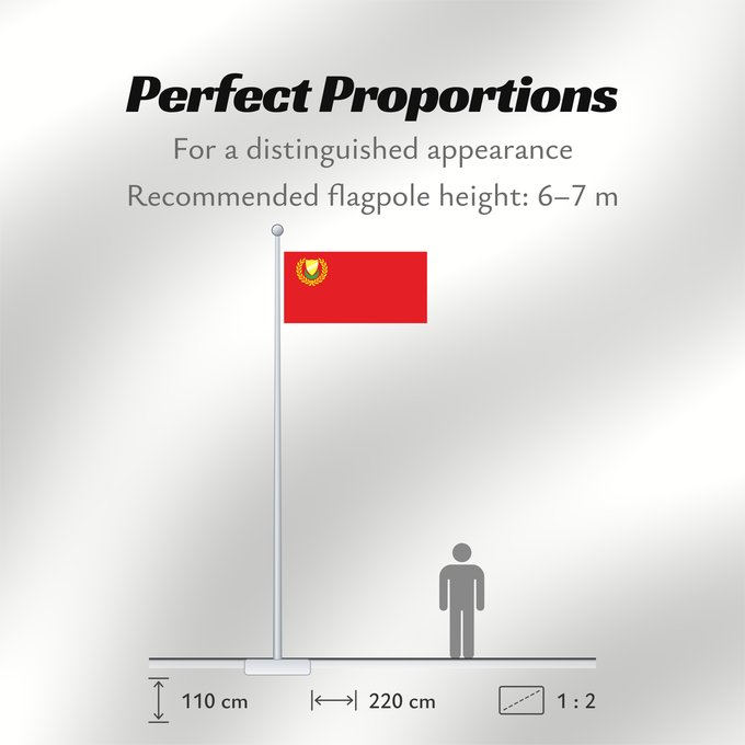 Flag Proportions: Kedah Malaysian state of Kedah. version Kedah