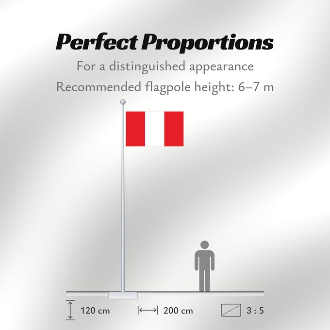 Flag Proportions: Peru	Pérou	Perú	Perù	Piruw wiphala	Perus	Piruwpa unanchan	Флаг Перу
