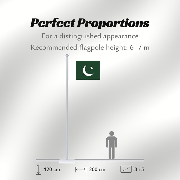 Flag Proportions: Pakistan Pakistan Pakistán Paquistão علم باكستان পাকিস্তানের জাতীয় পতাকা পাকিস্তানর ফিরালহান Pakistano पाकिस्तान का ध्वज ପାକିସ୍ତାନୀ ଝଣ୍ଡା ਪਾਕਿਸਤਾਨ ਦਾ ਕੌਮੀ ਝੰਡਾ د پاکستان بيرغ Флаг Пакистана Pakistana பாக்கித்தான் கொடி Прапор Пакистану پاکستان کا پرچم