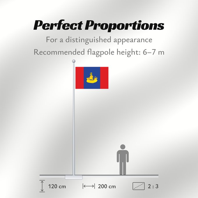Flag Proportions: Kostroma Oblast Oblast de Kostroma Óblast de Kostromá Oblast Kostroma Флаг Костромской области