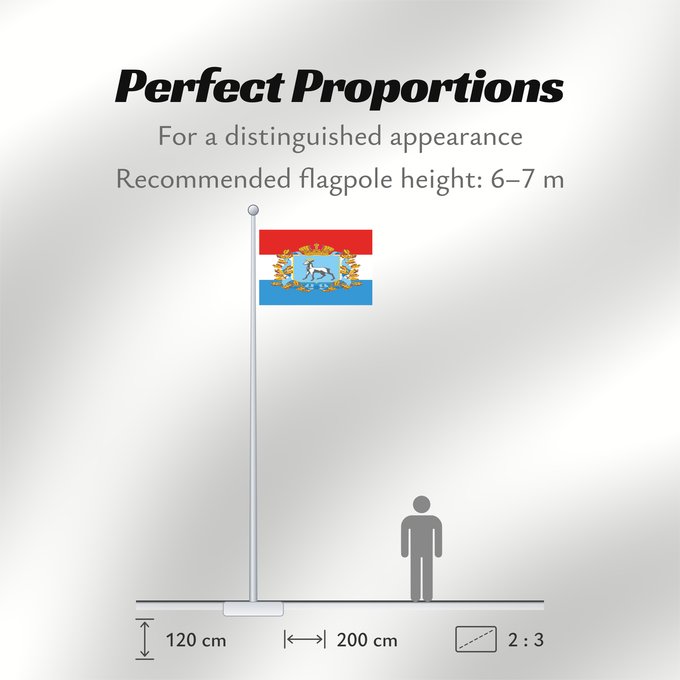 Flag Proportions: Samara Oblast oblast de Samara Óblast de Samara Oblast Samara