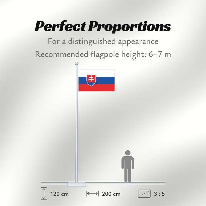 Flag Proportions: Slovakia Slovakia. Image from here, colors Slovaquie Eslovaquia Slowakei Slovacchia Slowakije Eslováquia Słowacji Сцяг Славакіі Национално знаме на Словакия Slovačke Slovenská vlajka Slovakiets Σημαία της Σλοβακίας Slovaki lipp Slovakian Slóvaice Szlováki