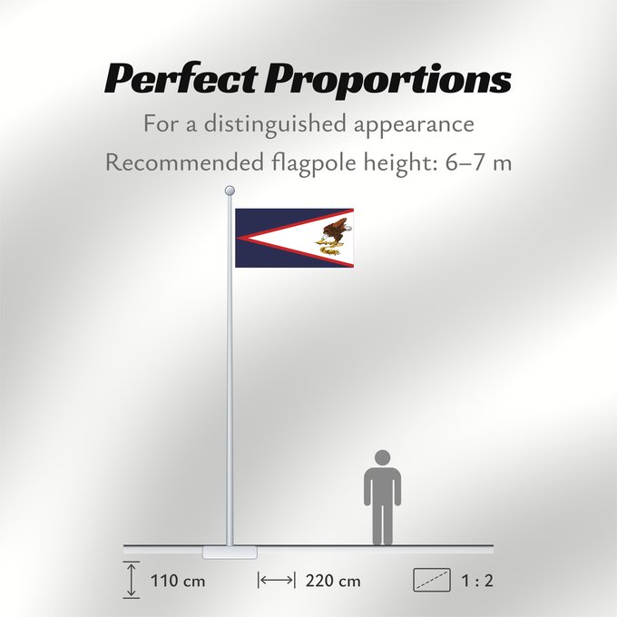 Flag Proportions: American Samoa