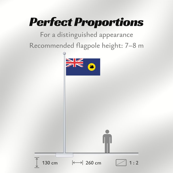 Flag Proportions: Western Australia Australie-Occidentale Australia Occidental Westaustralien