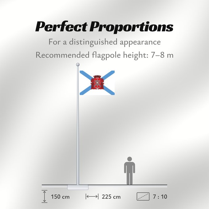 Flag Proportions: Cidade do Rio de Janeiro City of Rio de Janeiro Rio de Janeiro Río de Janeiro Stadt Rio de Janeiro