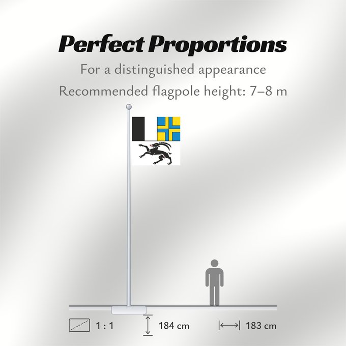 Flag Proportions: Graubünden (de), Grigioni (it)